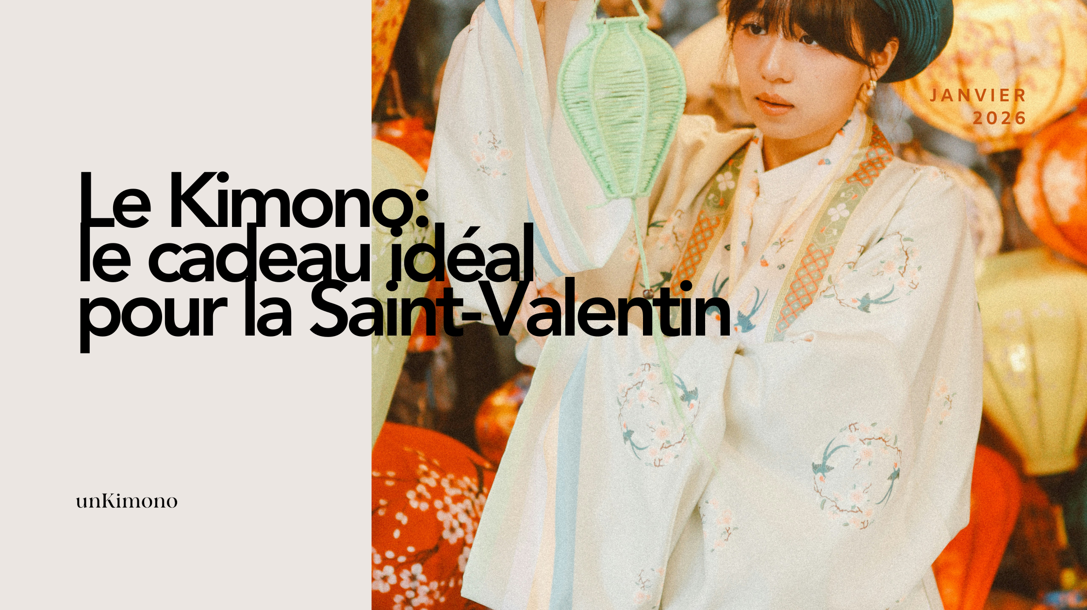 Le kimono, le cadeau idéal pour la Saint-Valentin