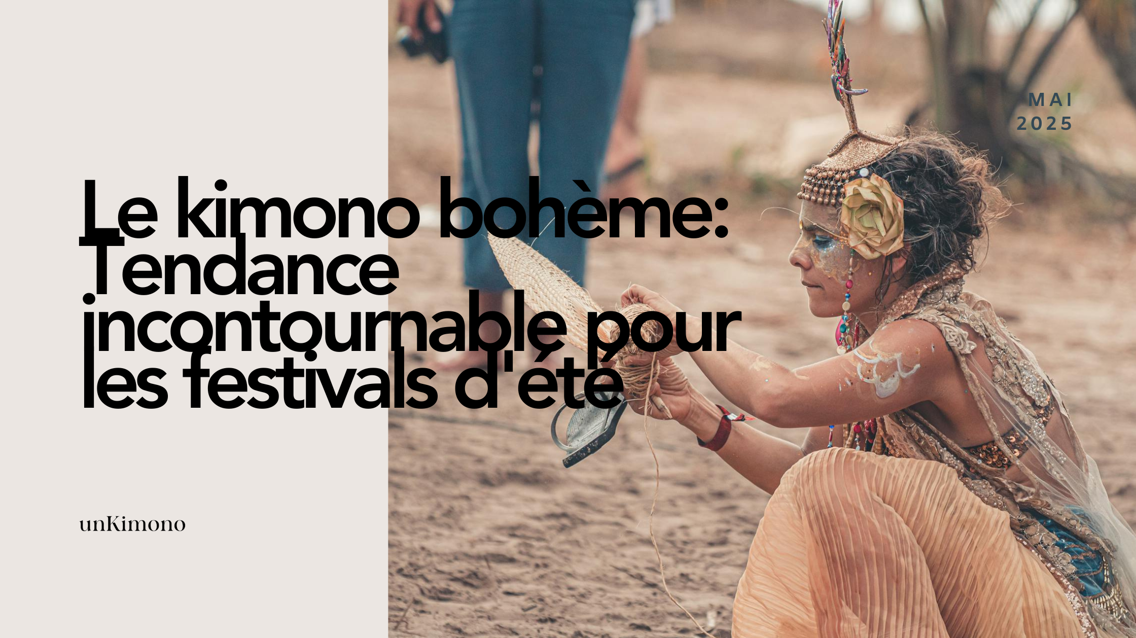Le kimono bohème: Tendance incontournable pour les festivals d'été
