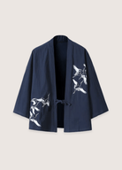 DONE 2024 New high quality cotton blended linen Japanese fashion men's kimono, Samurai Japanese clothing trench jacket DONE 2024 New high quality cotton blended linen Japanese fashion men's kimono, Samurai Japanese clothing trench jacket Navy / 5XL     92 to 98kg