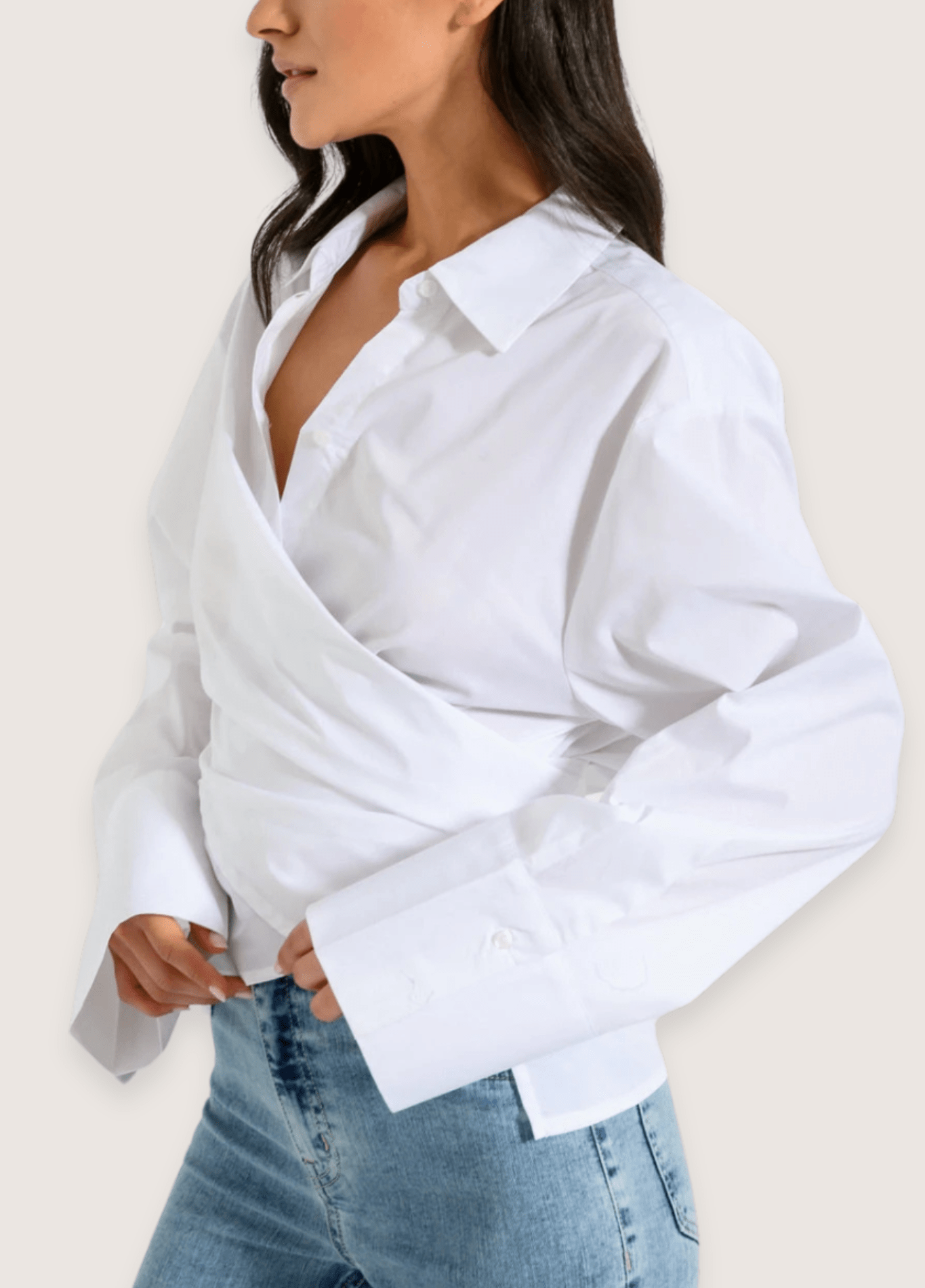 Kimono court blanc | Cache-coeur Kimono court blanc | Cache-coeur
