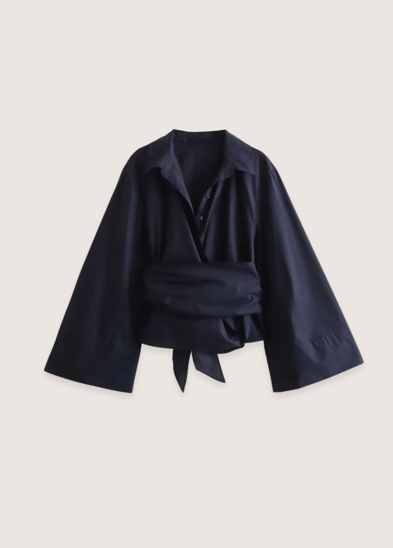 Kimono court noir | Cache-coeur Kimono court noir | Cache-coeur noir / S