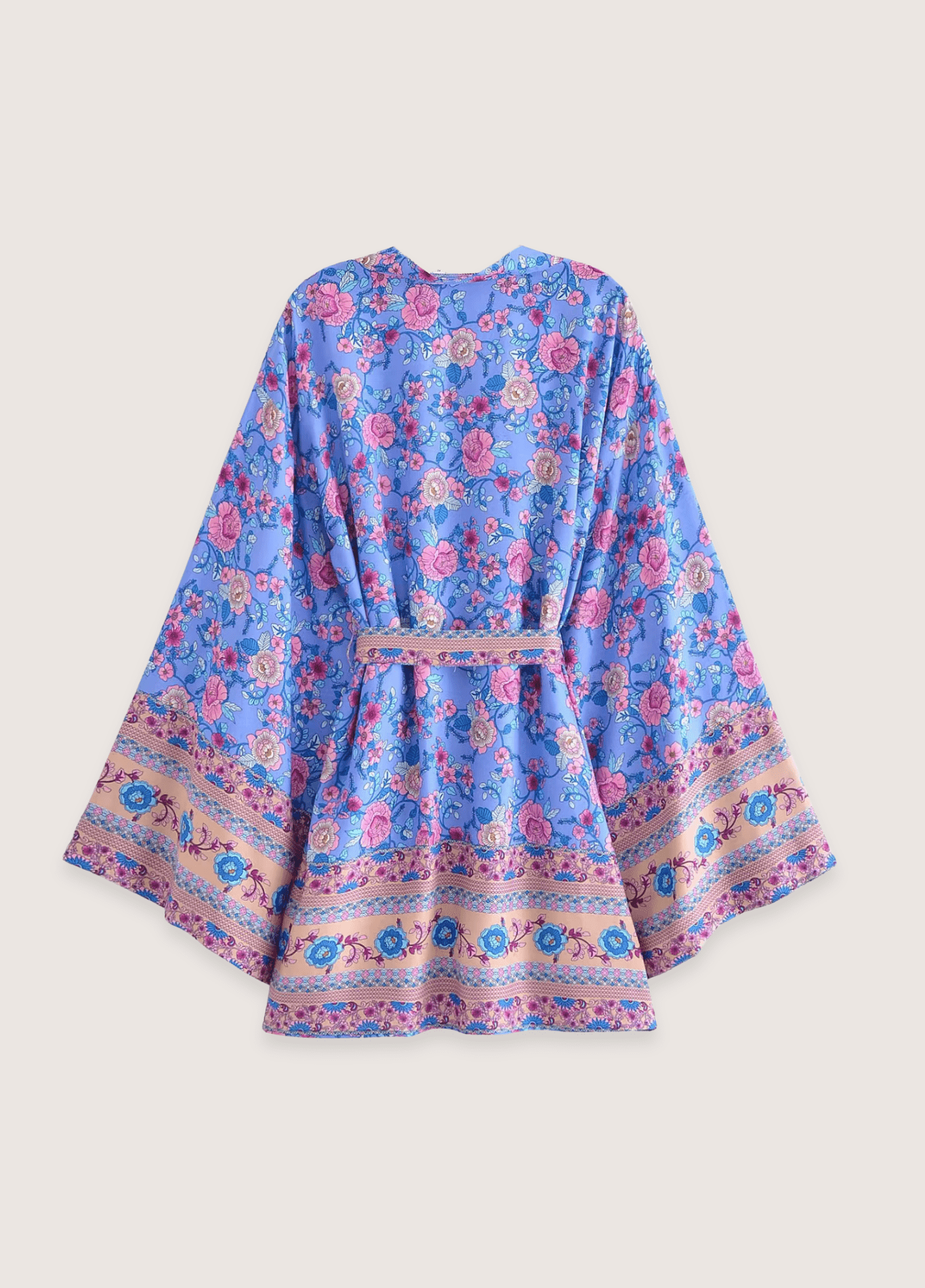 Kimono court plage | Violette d'Été Kimono court plage | Violette d'Été