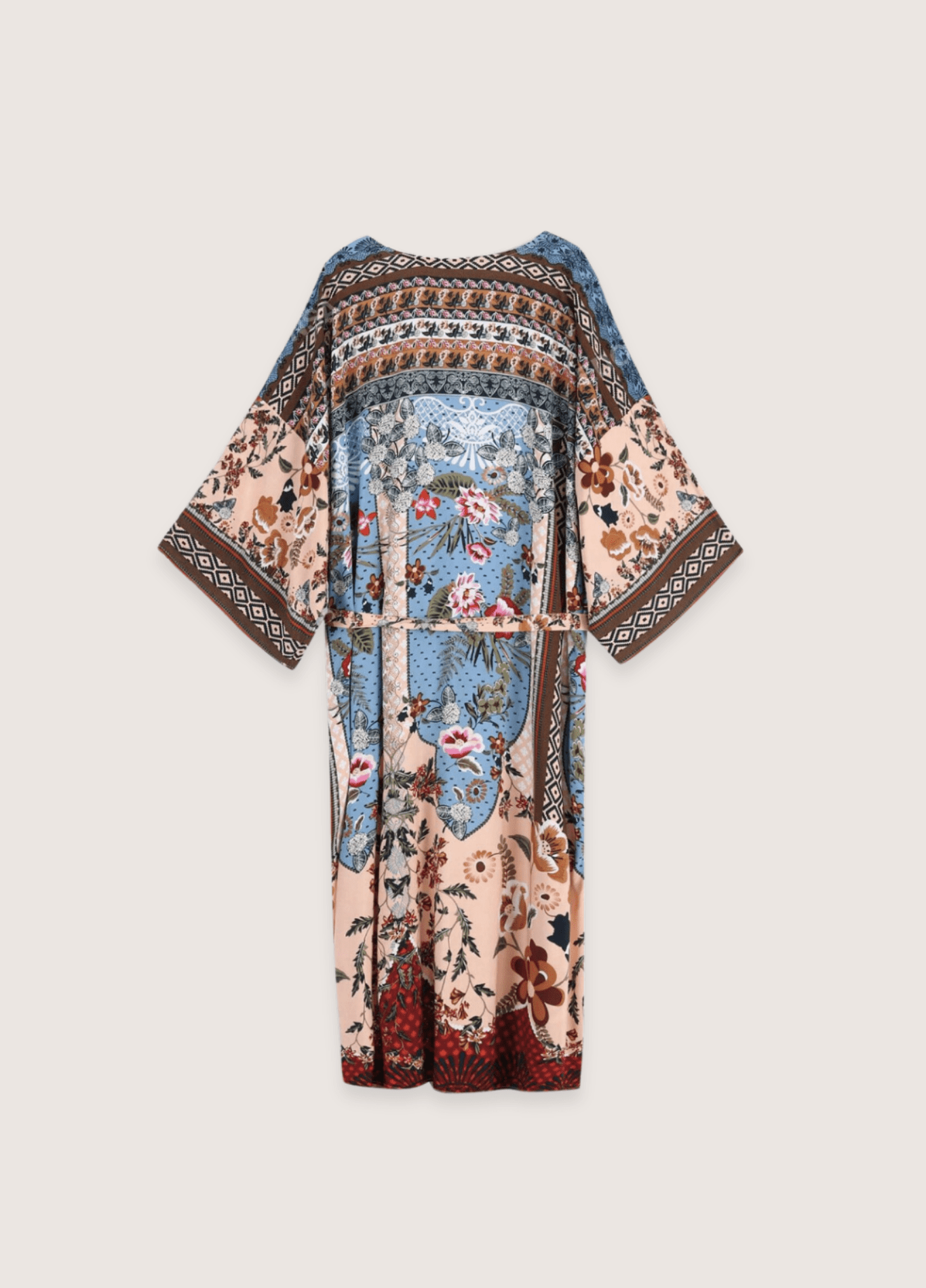 Kimono long | Bohème Patchwork Multicolore multi / unique