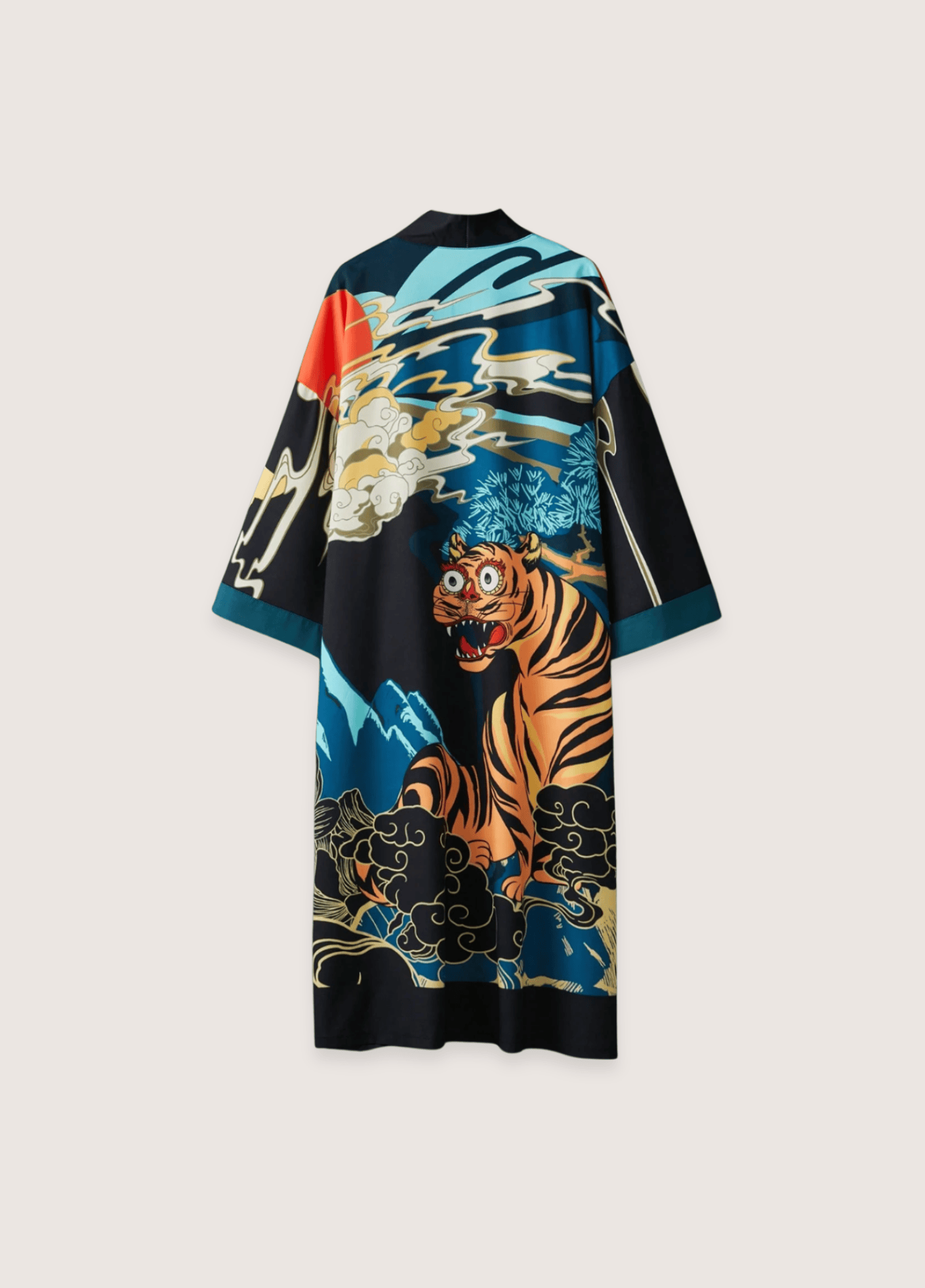 Kimono long femme | Tora Kimono long femme | Tora noir / unique
