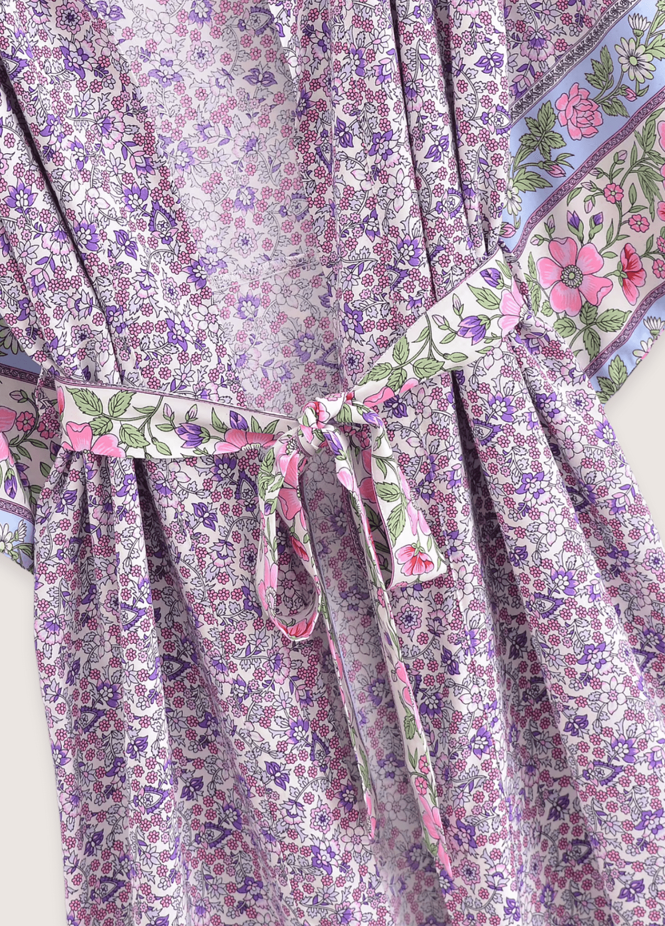 Kimono long | Floral Lilas Kimono long | Floral Lilas