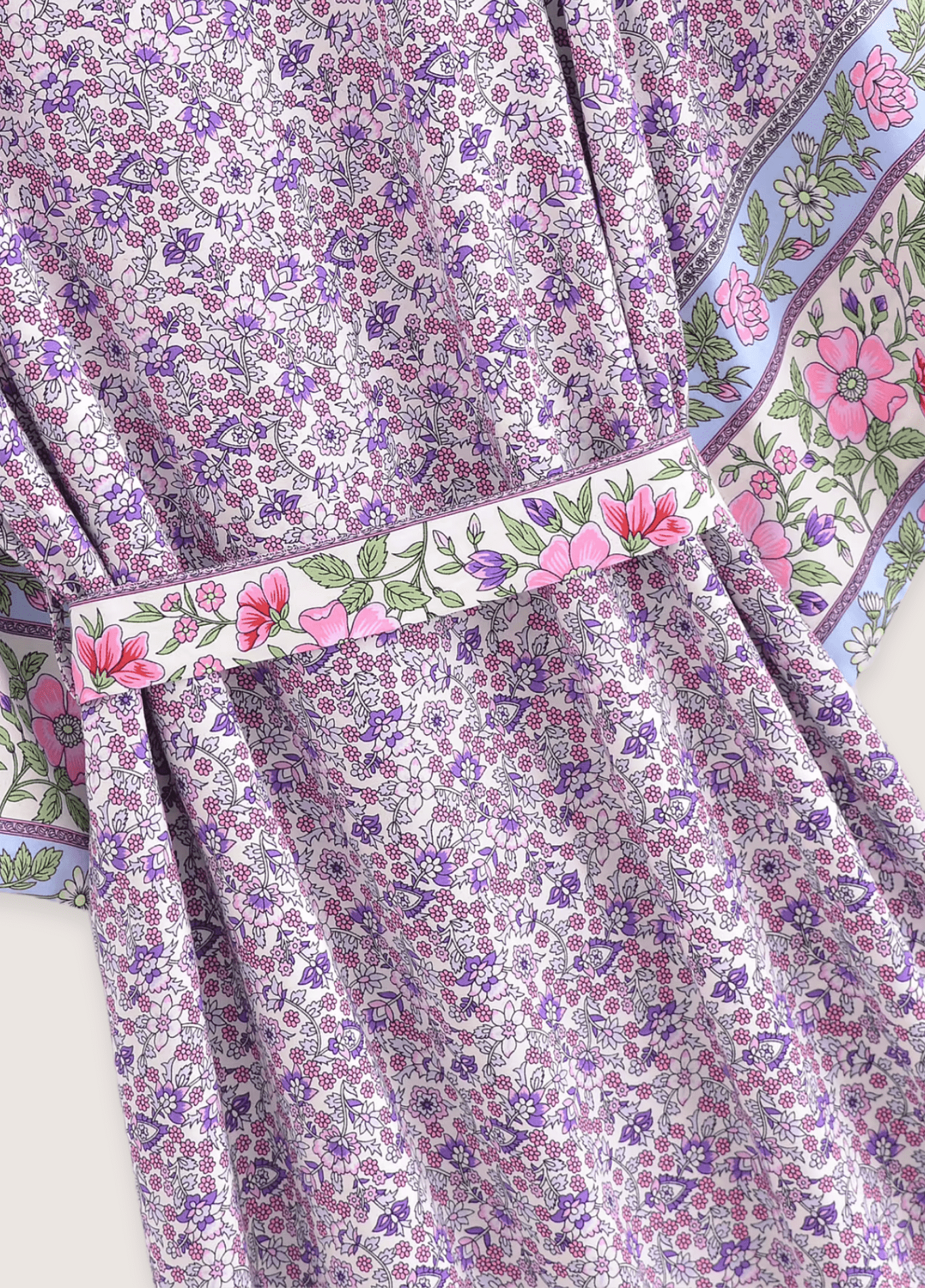 Kimono long | Floral Lilas Kimono long | Floral Lilas
