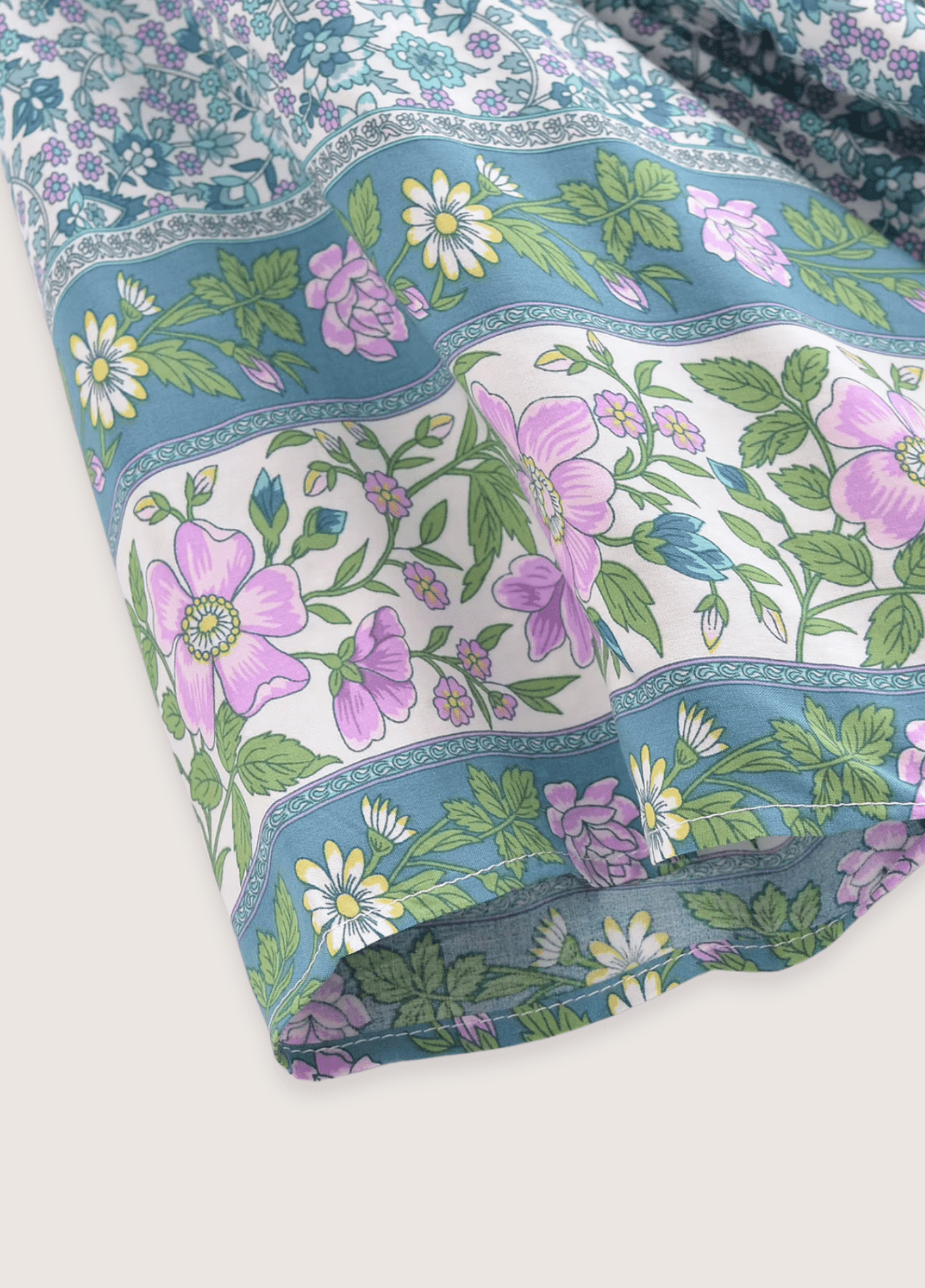 Kimono long | Floral Turquoise Kimono long | Floral Turquoise