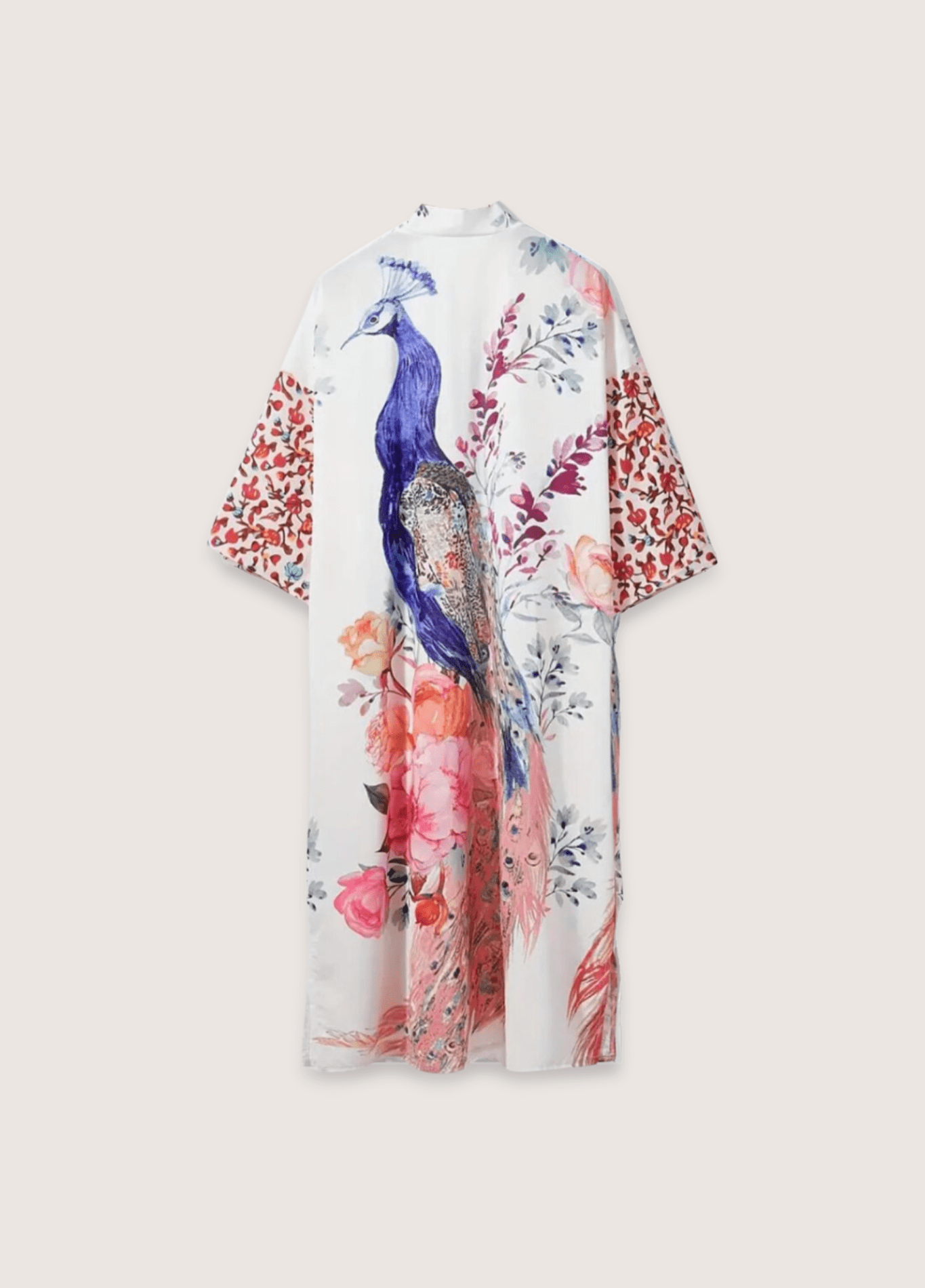 Kimono long | Kujaku Kimono long | Kujaku rosé / unique