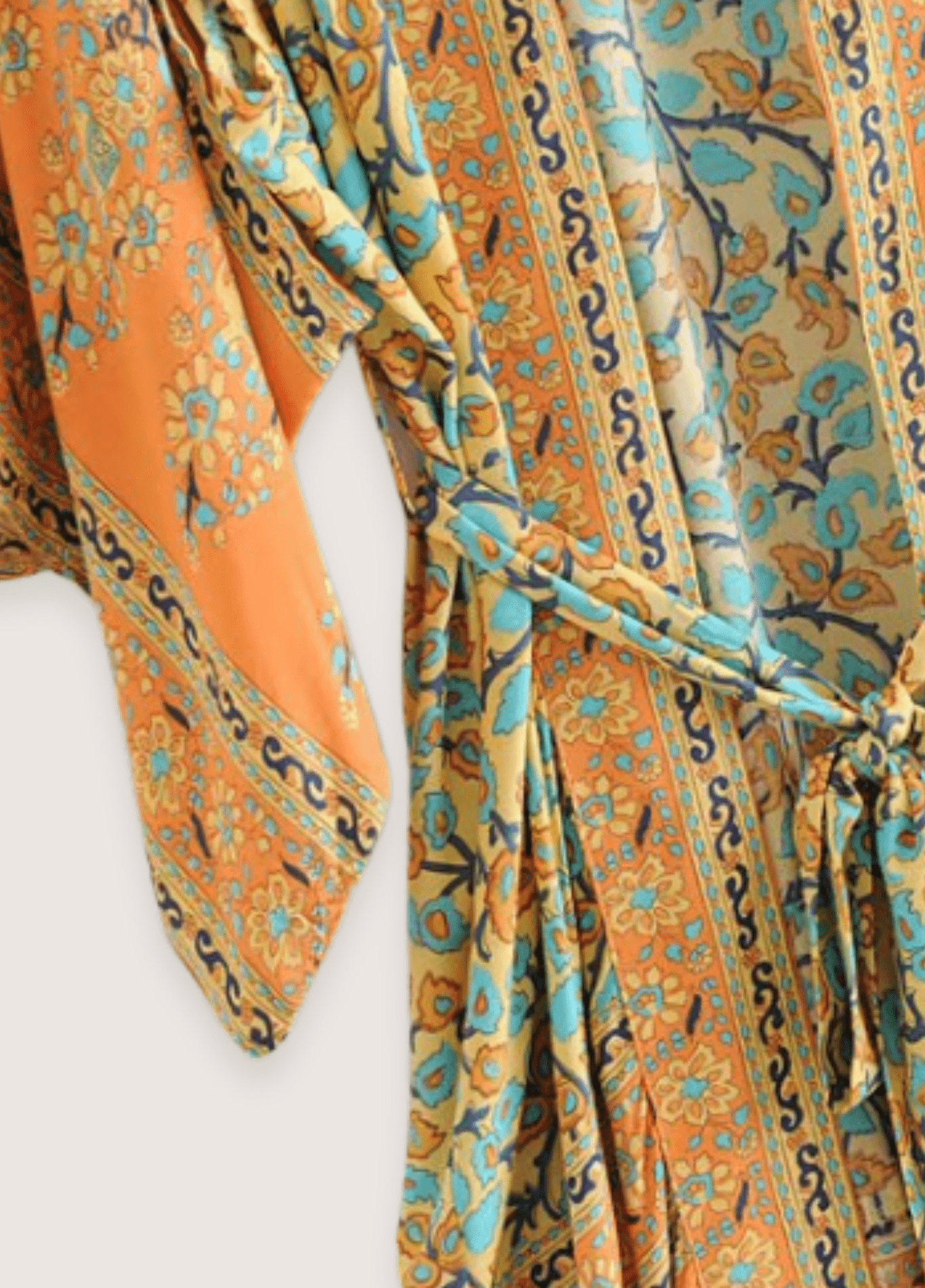 Kimono long orange | Daisy Bohème Kimono long orange | Daisy Bohème