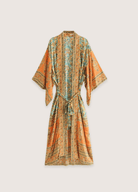 Kimono long orange | Daisy Bohème Kimono long orange | Daisy Bohème orange / S