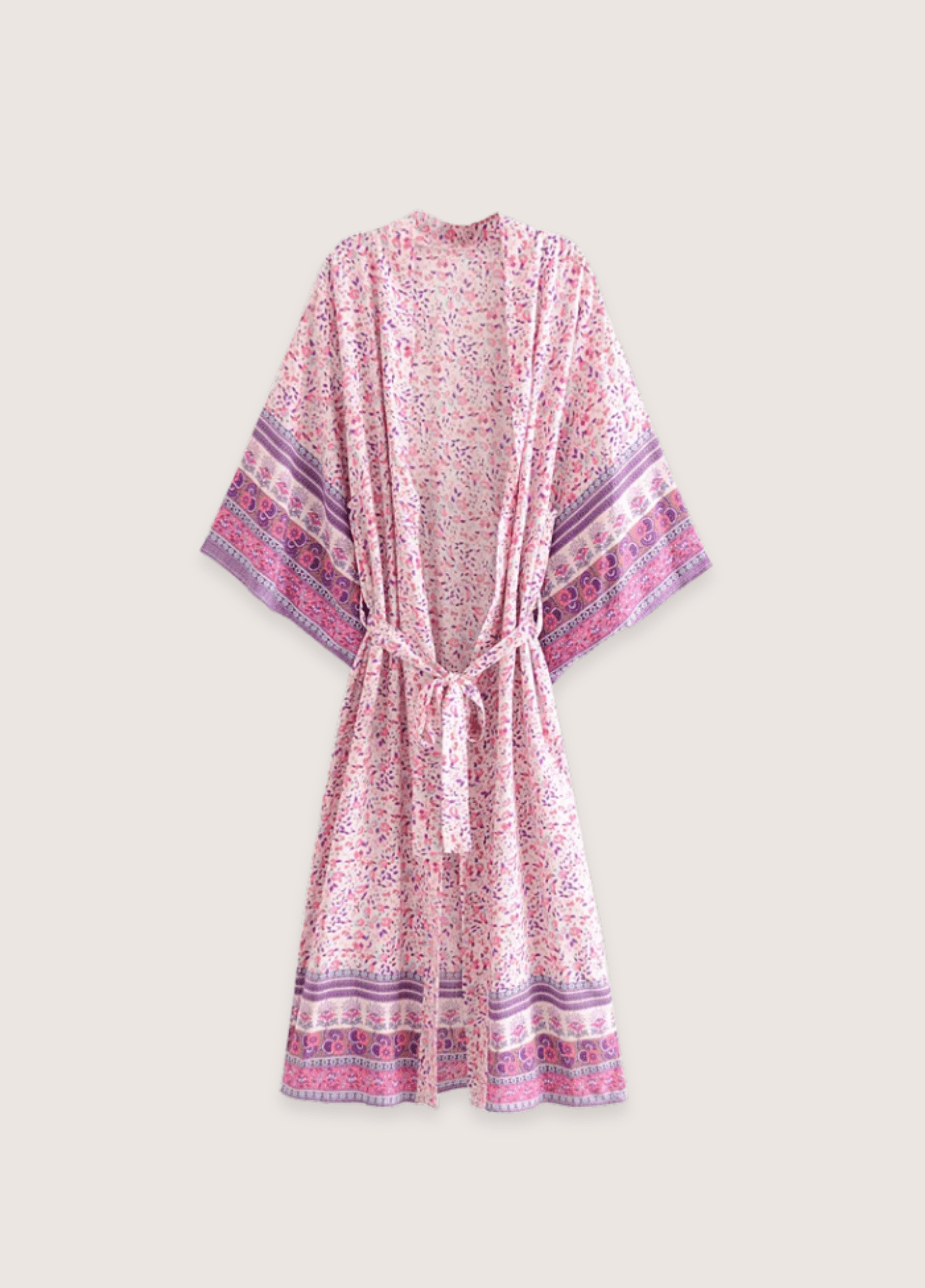 Kimono long rose fleuri Kimono long rose fleuri rose / S