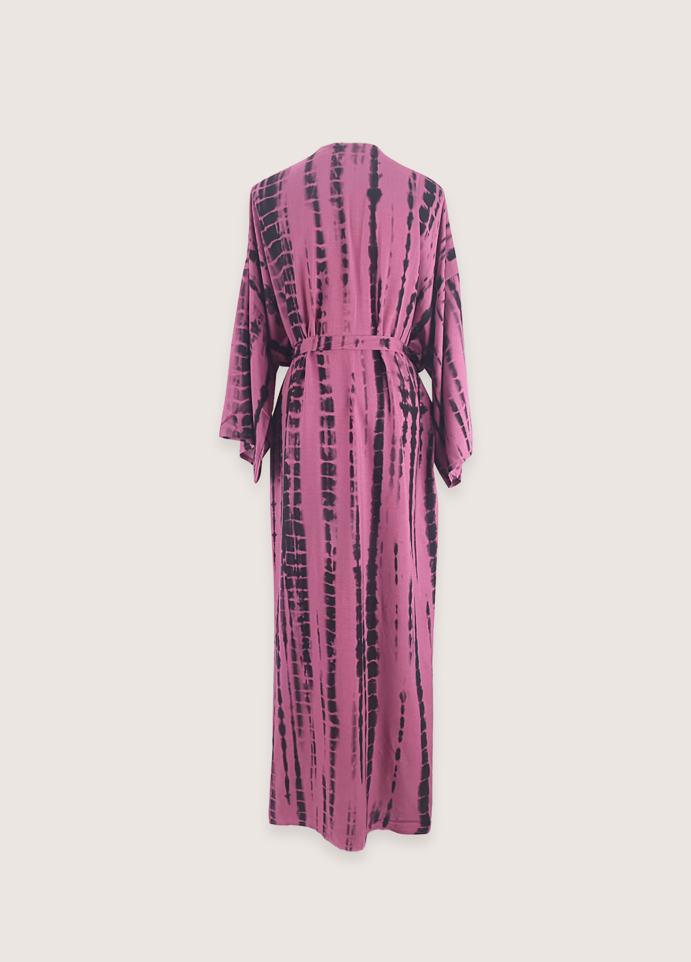 Kimono long rose rougeâtre à imprimé Tie Dye Kimono long rose rougeâtre à imprimé Tie Dye rose / unique