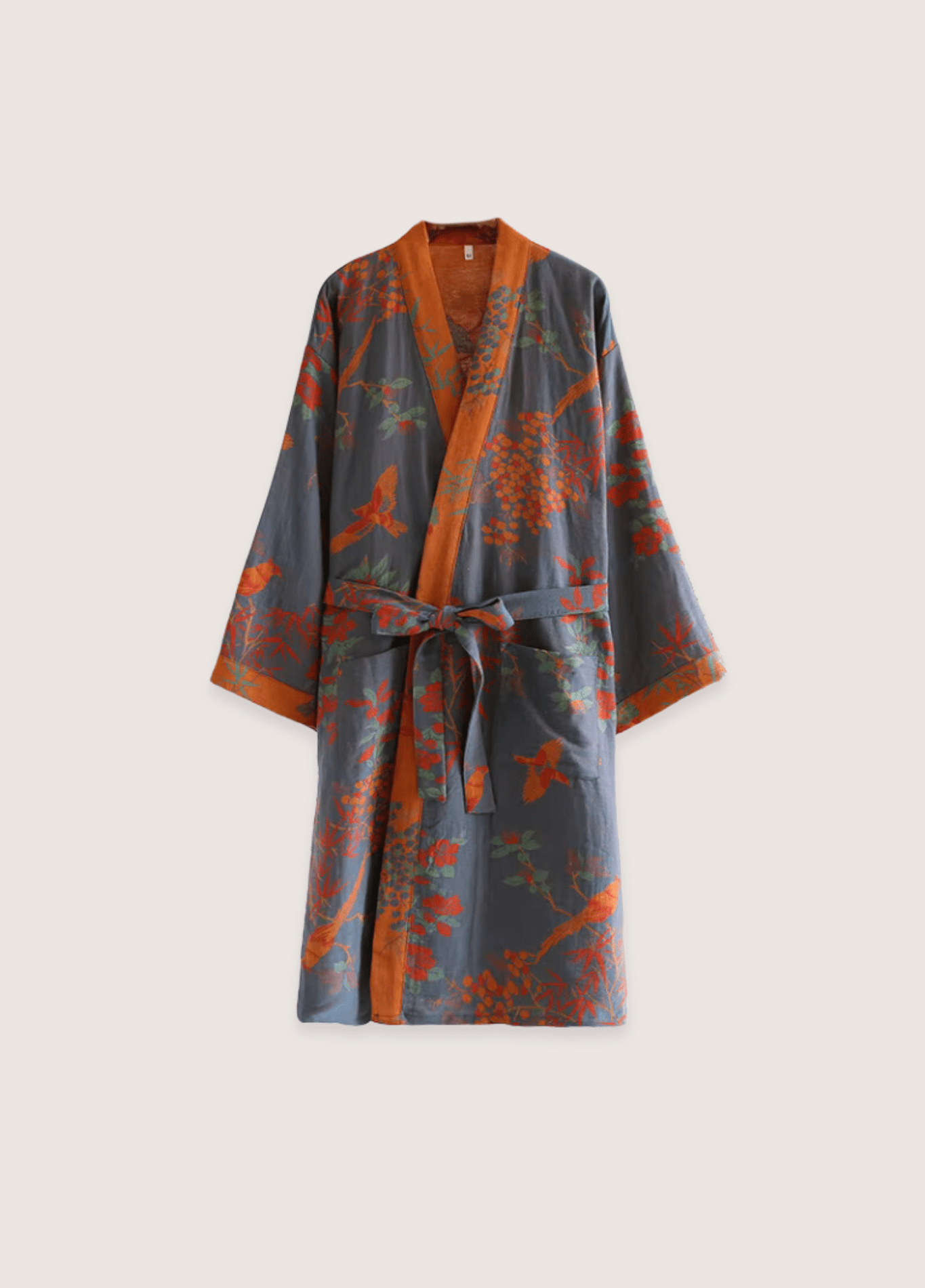 Peignoir kimono femme | Palais automne Peignoir kimono femme | Palais automne bleu / M