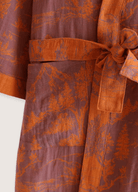 Peignoir kimono orange femme | Ukiyo Peignoir kimono orange femme | Ukiyo