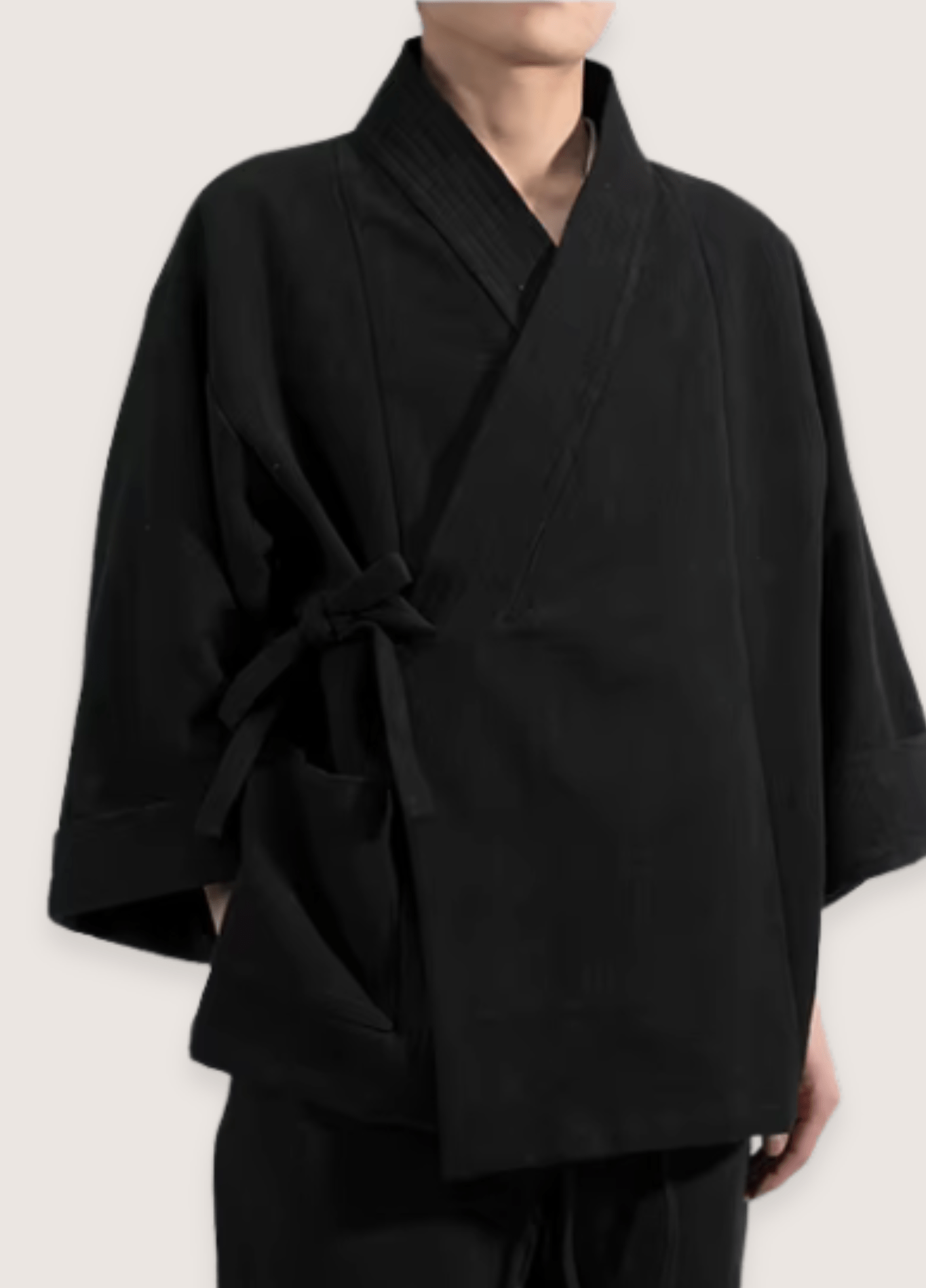 Veste kimono noir | Hanfu Veste kimono noir | Hanfu noir / M