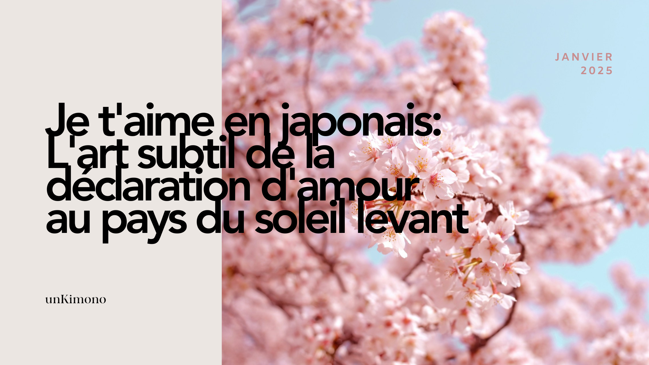 Je t'aime en japonais: L'art subtil de la déclaration d'amour au pays du soleil levant