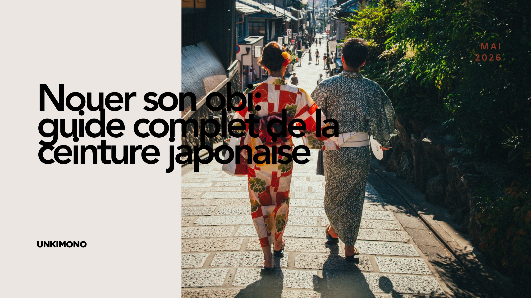 Nouer son obi : guide complet de la ceinture japonaise
