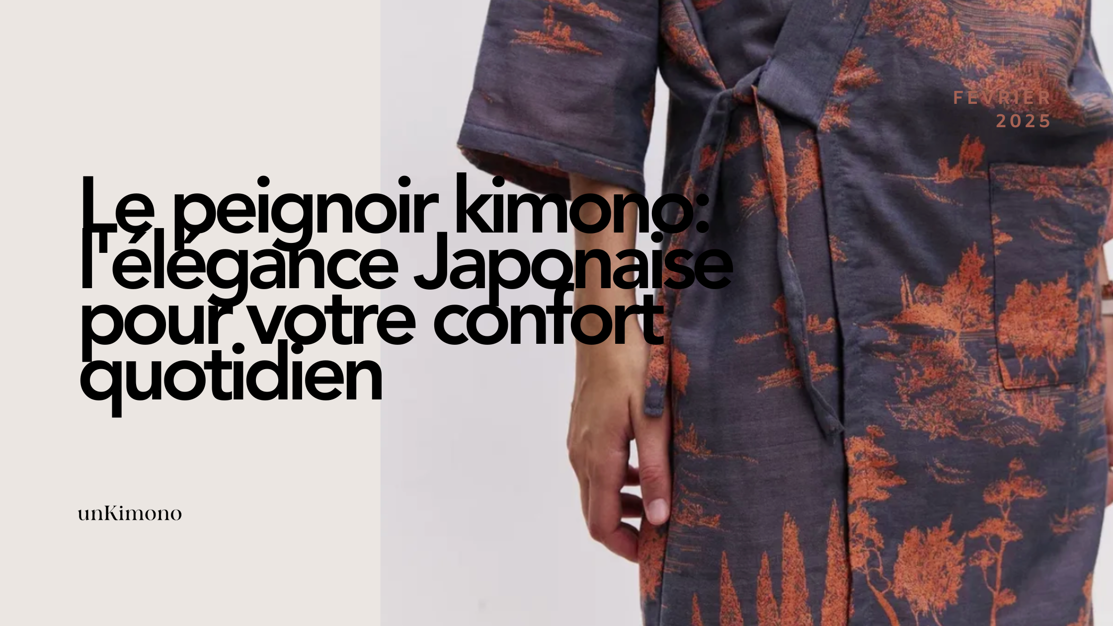 Le peignoir kimono: l'élégance Japonaise pour votre confort quotidien