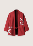 DONE 2024 New high quality cotton blended linen Japanese fashion men's kimono, Samurai Japanese clothing trench jacket DONE 2024 New high quality cotton blended linen Japanese fashion men's kimono, Samurai Japanese clothing trench jacket red / M     47 to 52kg