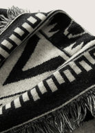 DONE Luxury Women Vintage Tassels Cardigan 100% Cashmere Knit Jacquard Sweater Coat Autumn Winter High Quality Female Clothing Tops DONE Luxury Women Vintage Tassels Cardigan 100% Cashmere Knit Jacquard Sweater Coat Autumn Winter High Quality Female Clothing Tops black / One Size