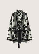 DONE Luxury Women Vintage Tassels Cardigan 100% Cashmere Knit Jacquard Sweater Coat Autumn Winter High Quality Female Clothing Tops DONE Luxury Women Vintage Tassels Cardigan 100% Cashmere Knit Jacquard Sweater Coat Autumn Winter High Quality Female Clothing Tops black / One Size