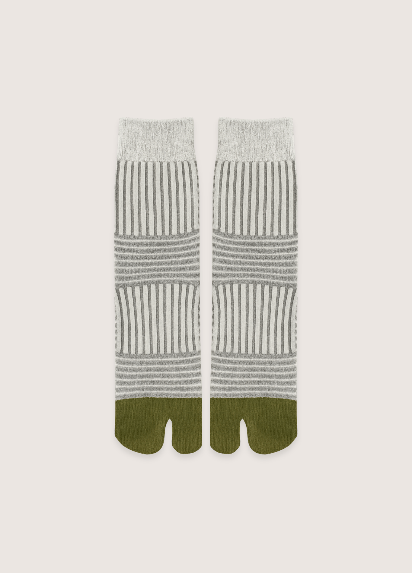 DONE Soft Combed Cotton Women's Two Toe Socks Fashion Retro Striped Color Matching Harajuku Japanese Sandals Tabi Socks Autumn Winter DONE Soft Combed Cotton Women's Two Toe Socks Fashion Retro Striped Color Matching Harajuku Japanese Sandals Tabi Socks Autumn Winter Tabi Light Gray / Size 35-40 / CHINA