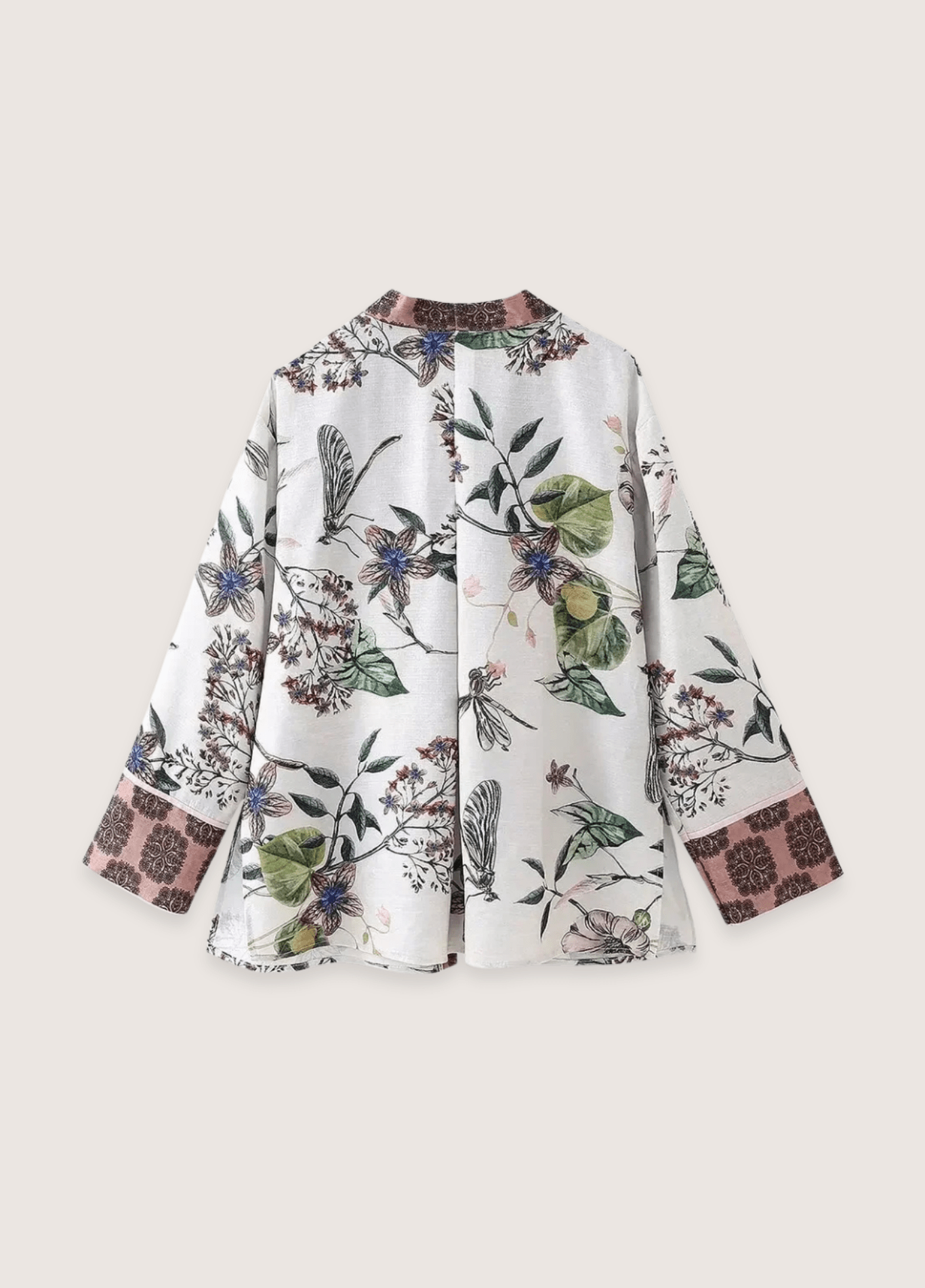 DONE Y2K TRAF fashion printed panty suit female V-neck lace-up top+high waist wide-leg pants loose two-piece 2024 new DONE Y2K TRAF fashion printed panty suit female V-neck lace-up top+high waist wide-leg pants loose two-piece 2024 new