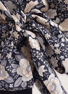 Kimono court bohème gris et rose Kimono court bohème gris et rose