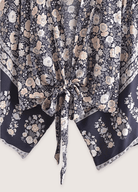 Kimono court bohème gris et rose Kimono court bohème gris et rose