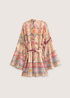 Kimono court floral coloré Kimono court floral coloré
