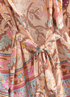 Kimono court floral coloré Kimono court floral coloré