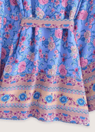 Kimono court plage | Violette d'Été Kimono court plage | Violette d'Été