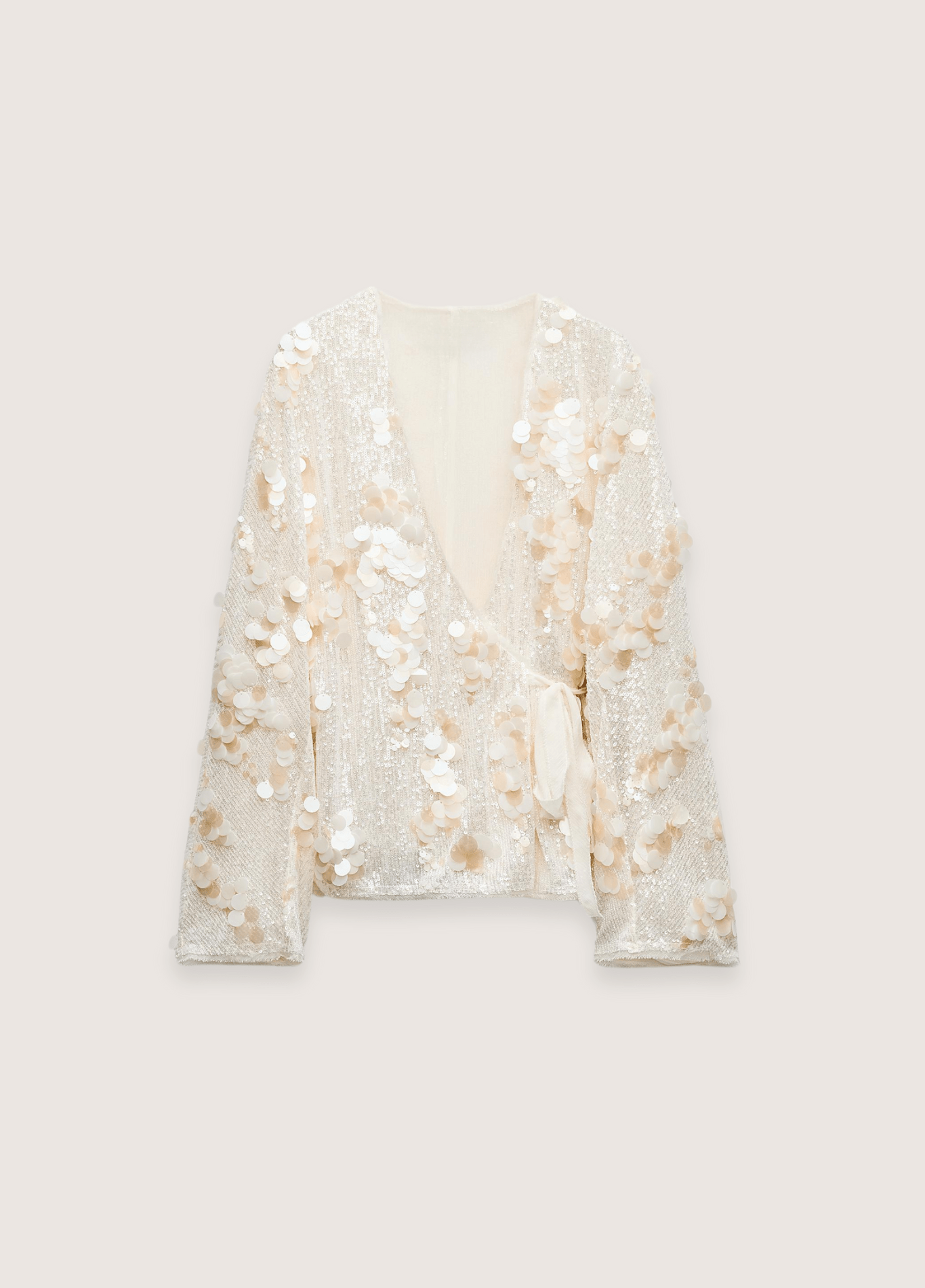 Kimono court sequins | Hikari Kimono court sequins | Hikari écru / XS