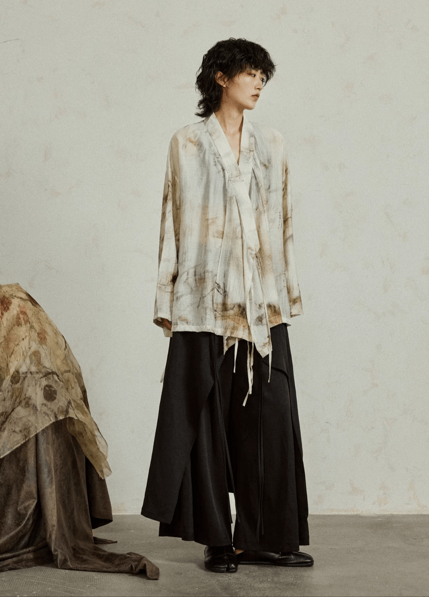Kimono court | Sumi-e Kimono court | Sumi-e