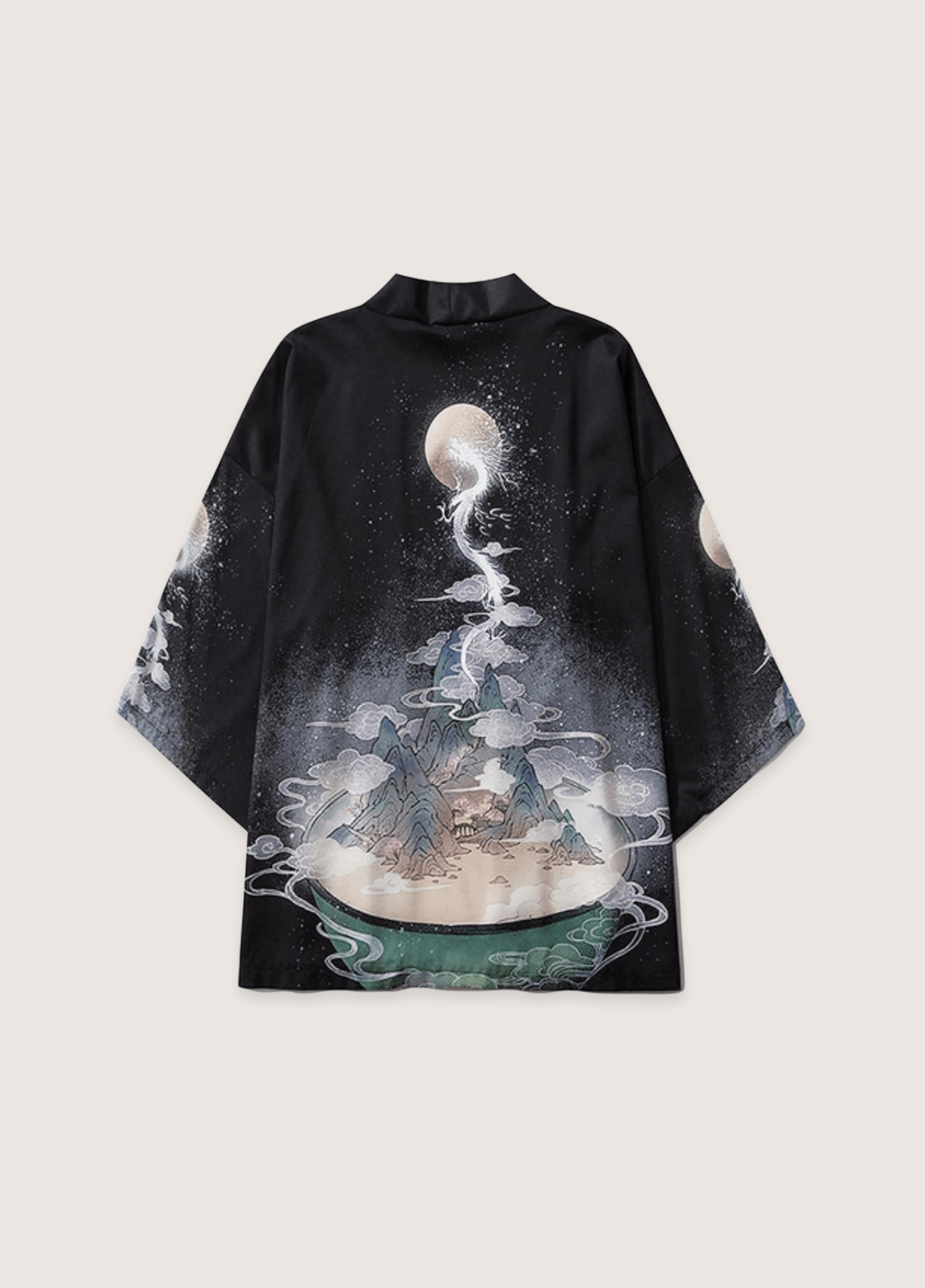 Kimono Dragon Lunaire | Édition Prestige noir / S