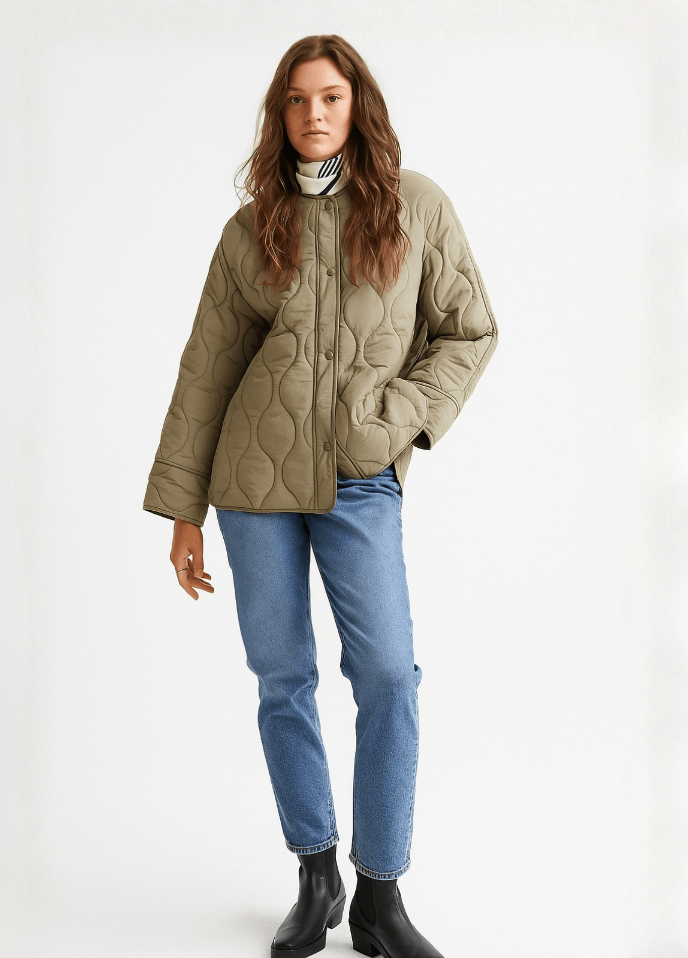 Kimono élégance beige | La Veste Matelassée Ultime Kimono élégance beige | La Veste Matelassée Ultime beige / S