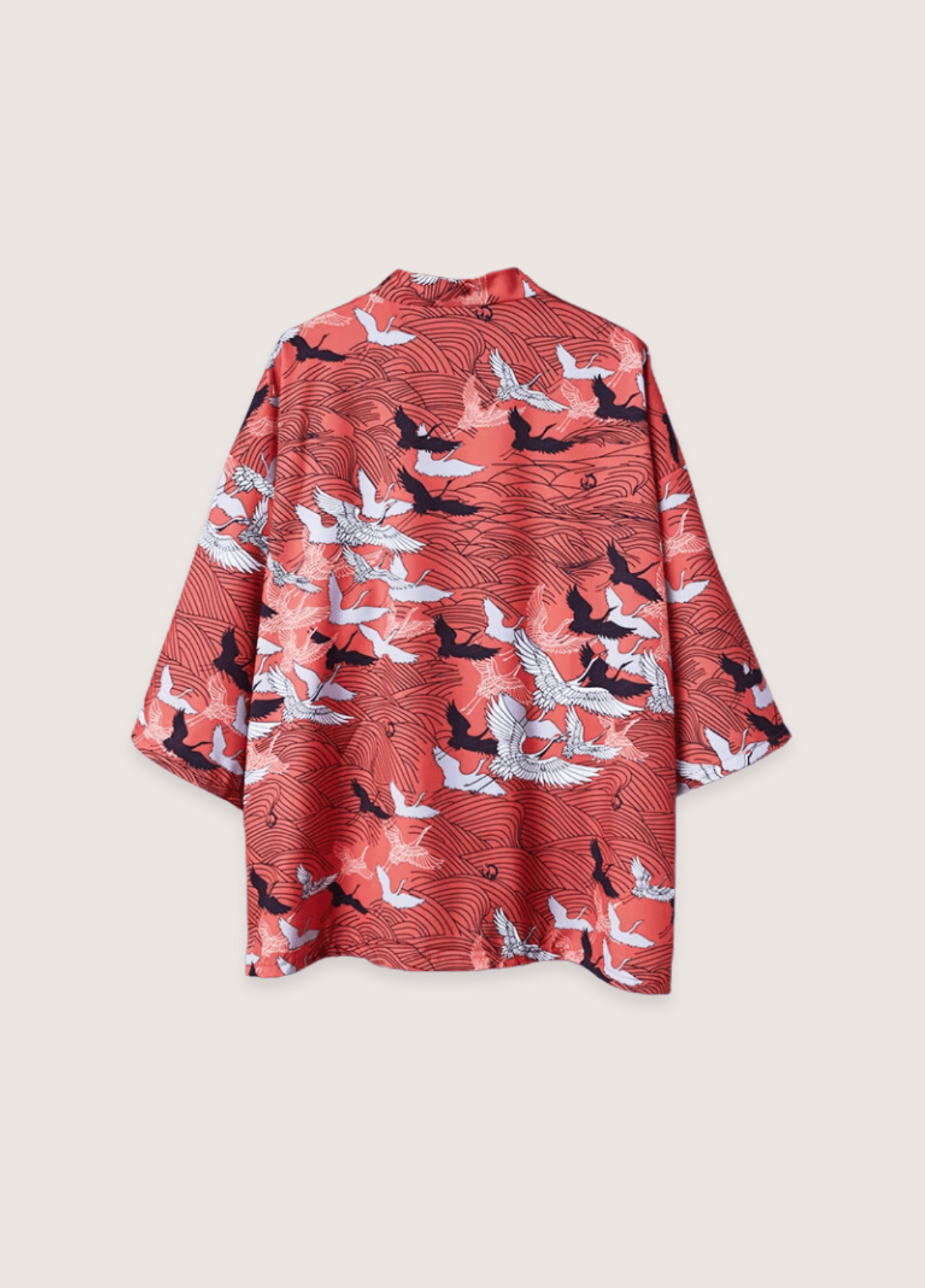 Kimono japonais | Charme Ancestral rouge / unique