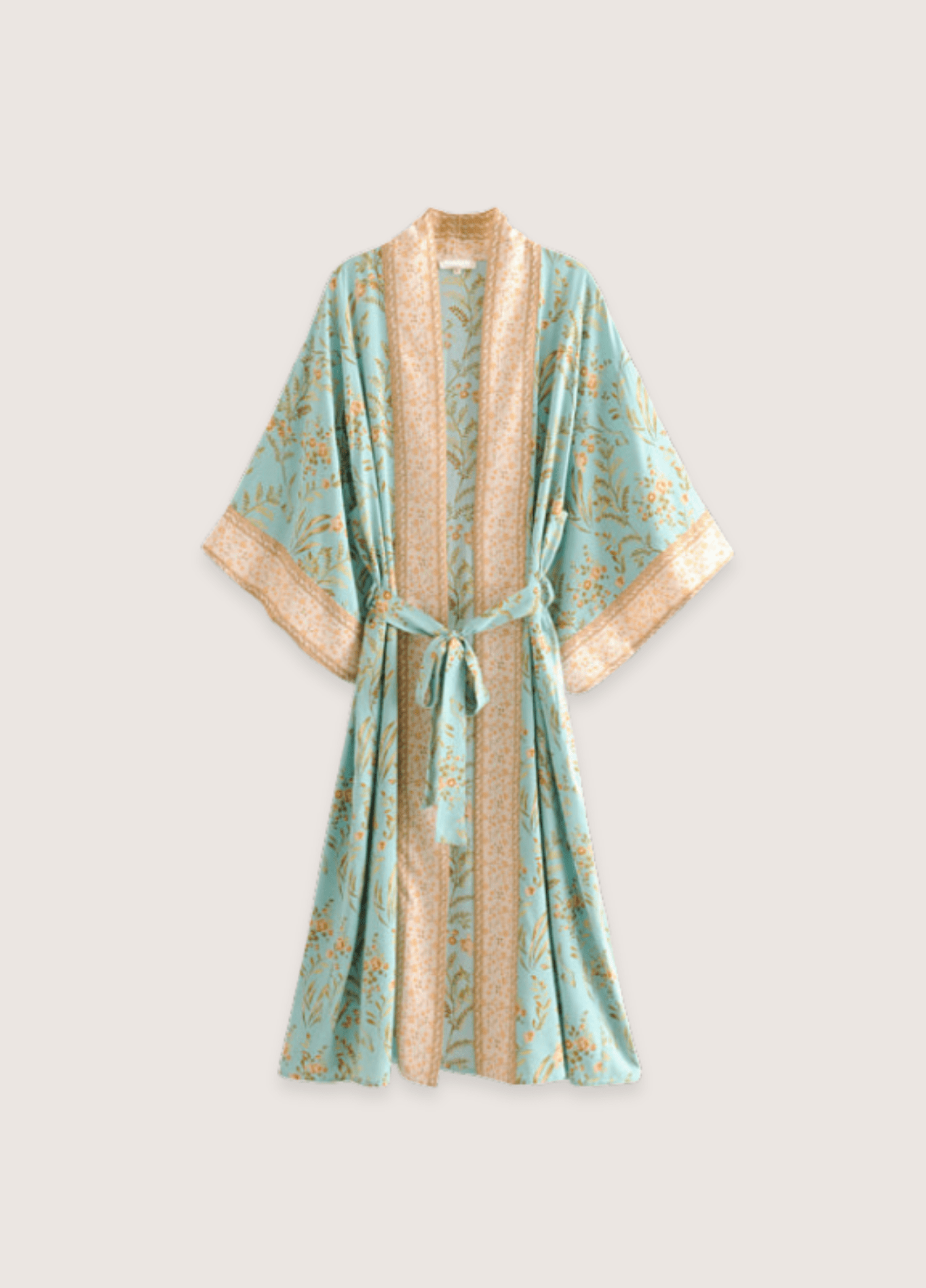 Kimono long bleu | Daisy Bohème Kimono long bleu | Daisy Bohème bleu / S