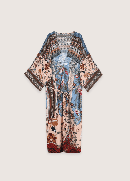 Kimono long | Bohème Patchwork Multicolore multi / unique