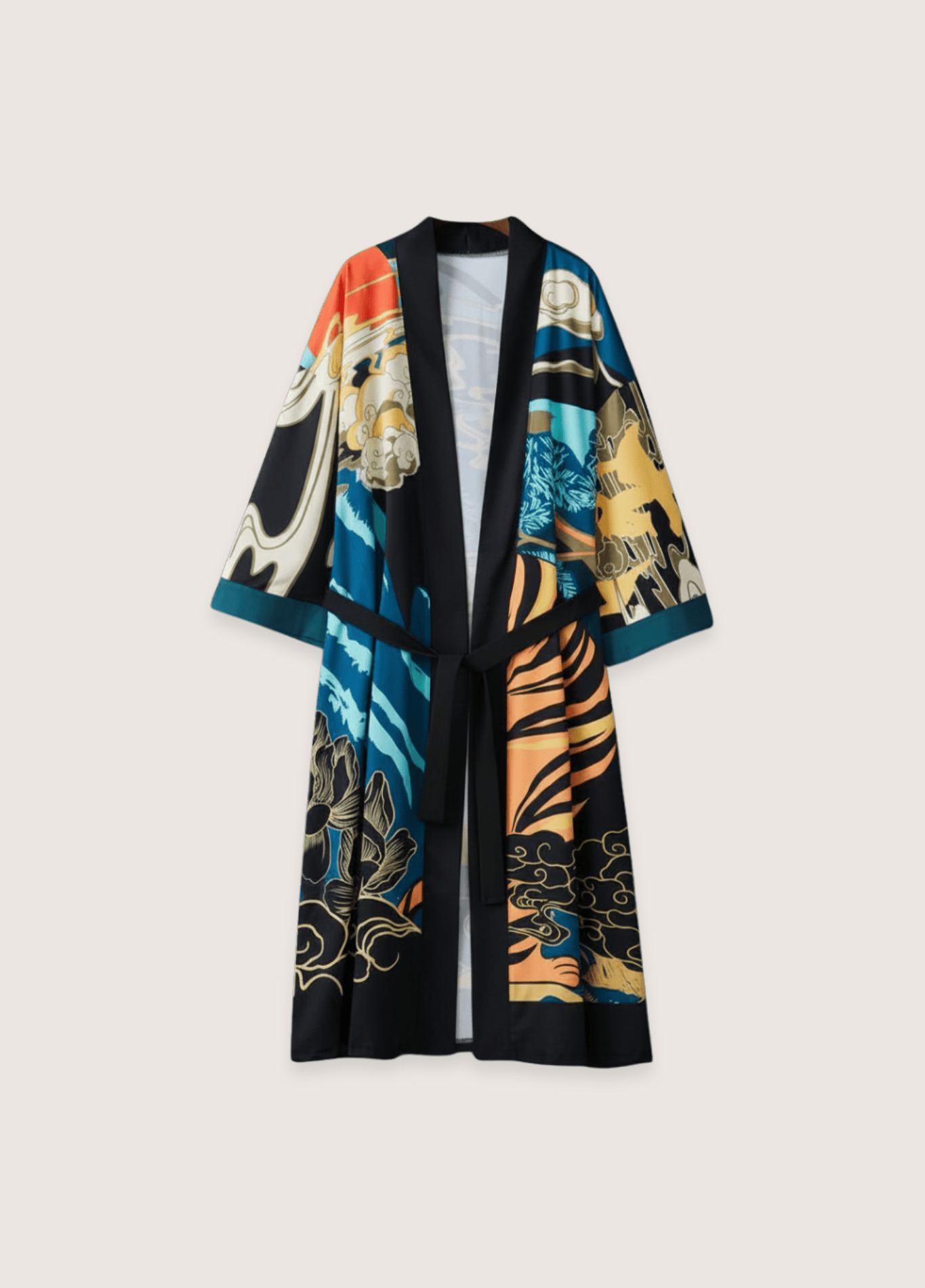 Kimono long femme | Tora Kimono long femme | Tora noir / unique