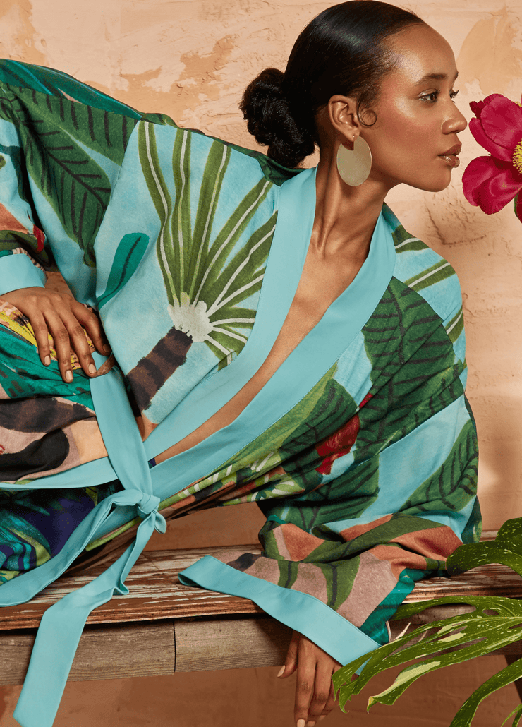 Kimono plage long Janguru