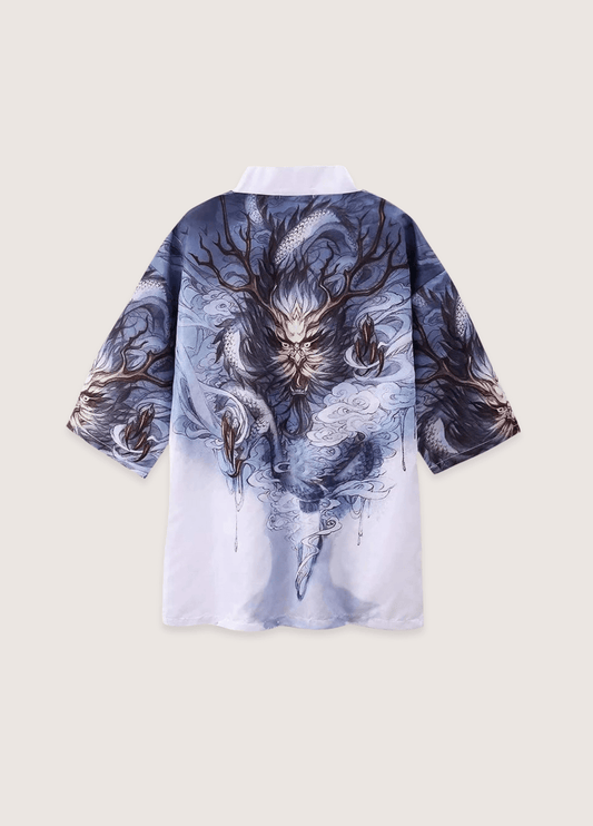 Kimono Maître des Brumes | Édition Prestige blanc / S