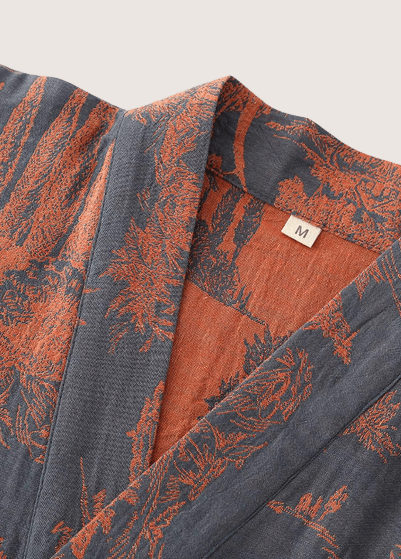 Peignoir kimono bleu homme | Ukiyo Peignoir kimono bleu homme | Ukiyo