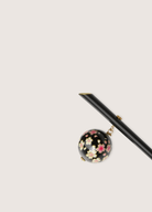 Pique cheveux noir | Kanzashi Sakura Pique cheveux noir | Kanzashi Sakura noir