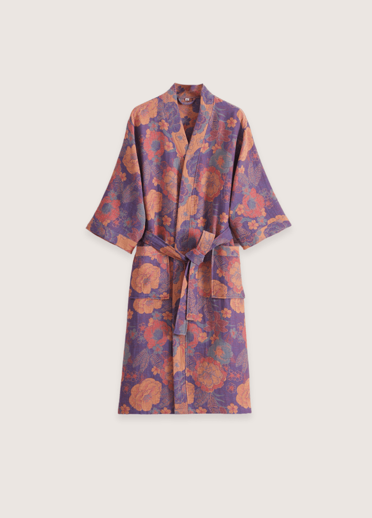 Peignoir kimono coton femme