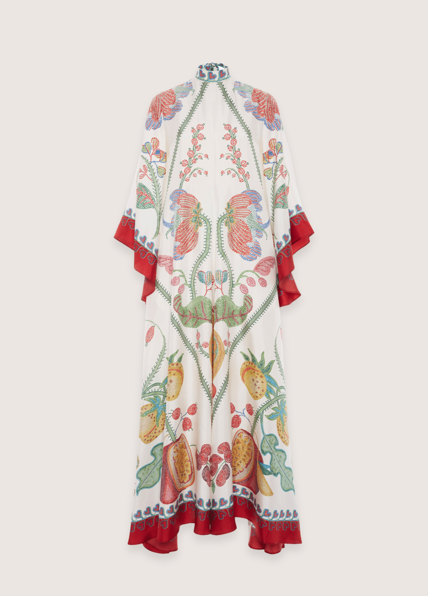 Robe kimono | Jardin Secret blanc / S