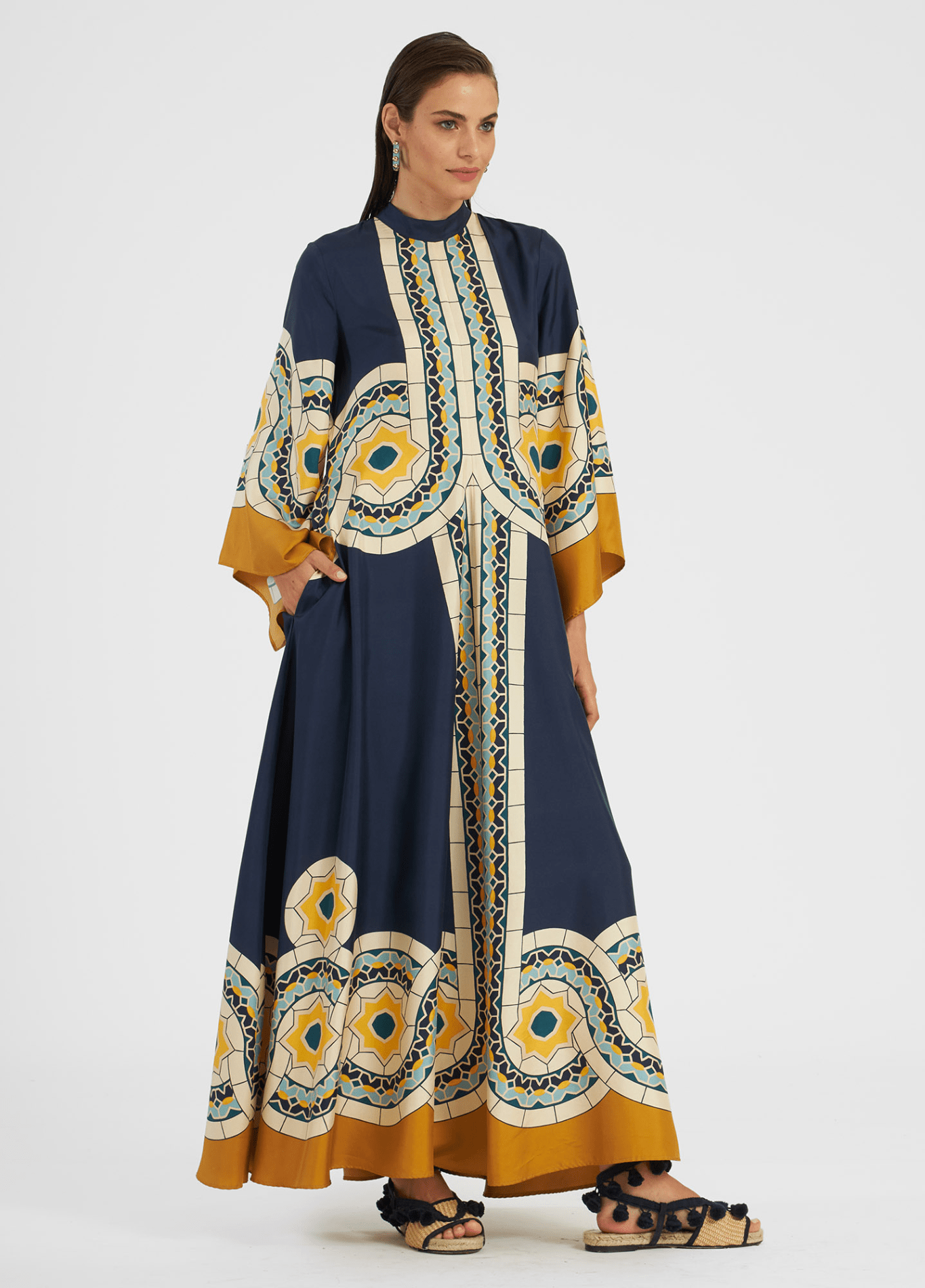 Robe kimono | Méditerranée