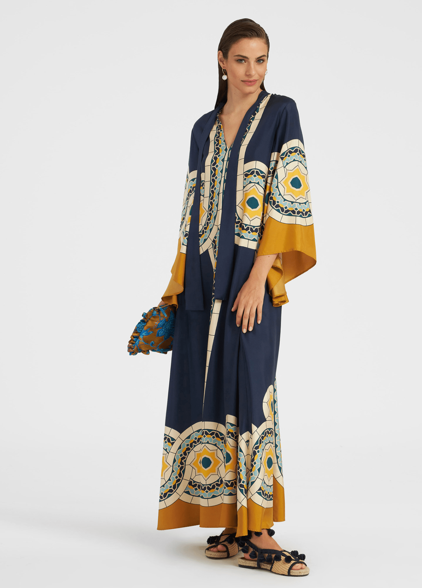 Robe kimono | Méditerranée