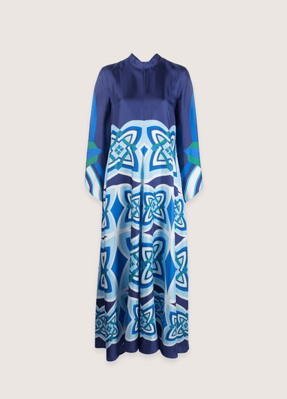 Robe kimono | Saphir bleu / S