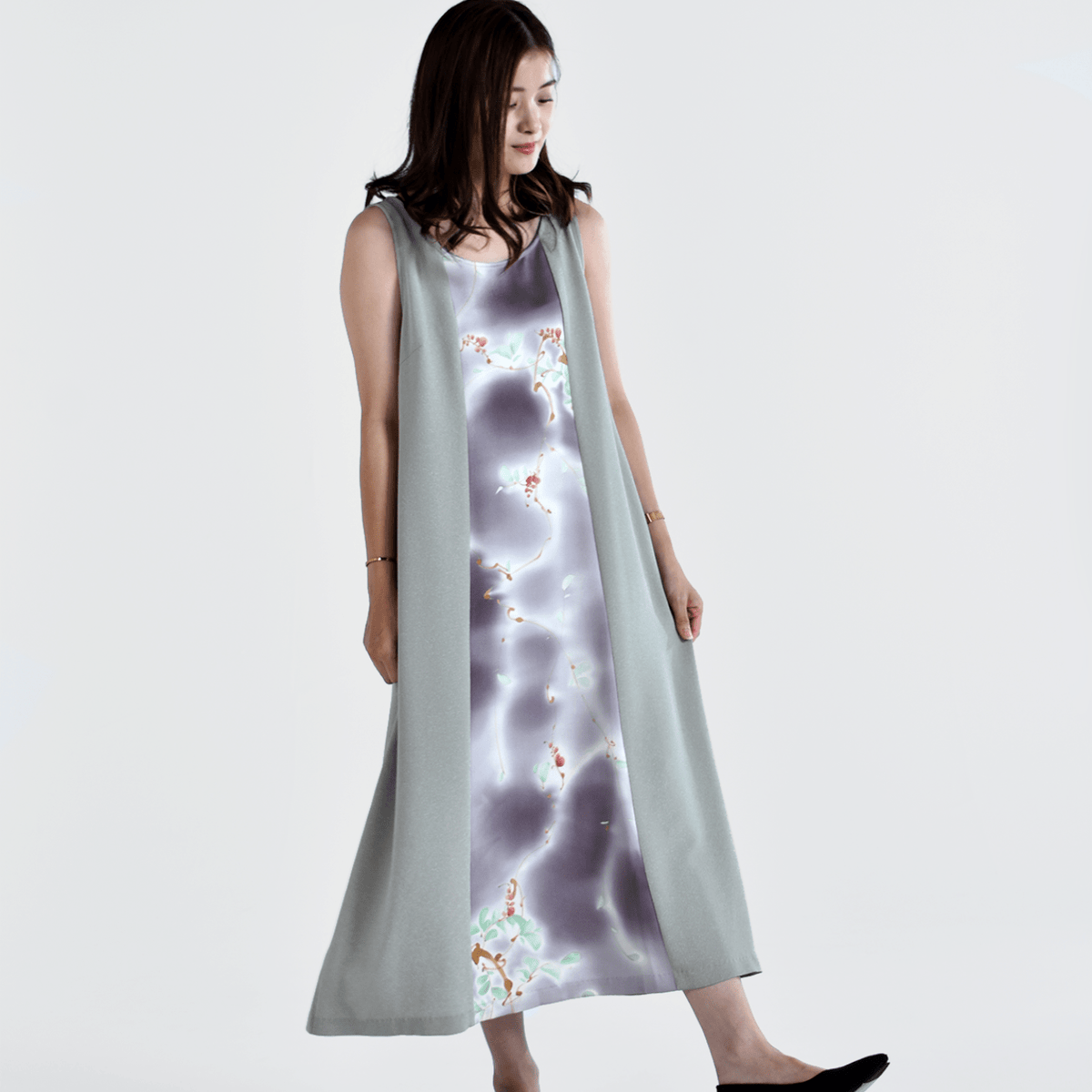 Robe kimono soie | Akai Kajitsu – UNKIMONO®